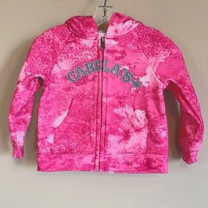 Cabela's pink camo zip up hoodie